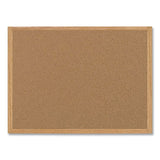 MasterVision® Earth Cork Board, 36 x 24, Tan Surface, Oak Wood Frame (BVCSB0420001233) Each