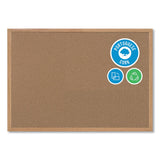 MasterVision® Earth Cork Board, 36 x 24, Tan Surface, Oak Wood Frame (BVCSB0420001233) Each