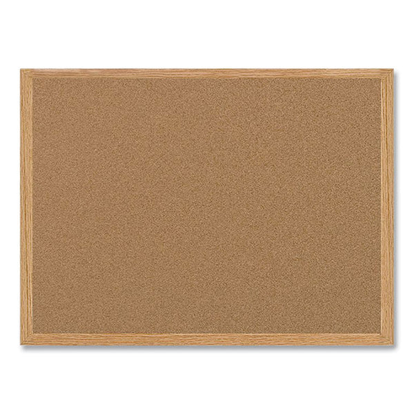 MasterVision® Earth Cork Board, 48 x 36, Tan Surface, Oak Wood Frame (BVCSB0720001233) Each