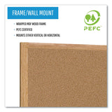 MasterVision® Earth Cork Board, 48 x 36, Tan Surface, Oak Wood Frame (BVCSB0720001233) Each