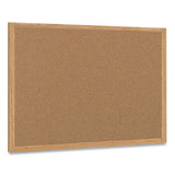 MasterVision® Earth Cork Board, 48 x 36, Tan Surface, Oak Wood Frame (BVCSB0720001233) Each