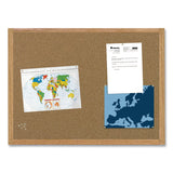 MasterVision® Earth Cork Board, 48 x 36, Tan Surface, Oak Wood Frame (BVCSB0720001233) Each