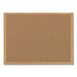 MasterVision® Earth Cork Board, 72 x 48, Tan Surface, Oak Wood Frame (BVCSB1420001233) Each