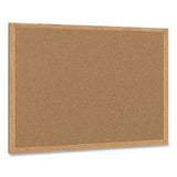 MasterVision® Earth Cork Board, 72 x 48, Tan Surface, Oak Wood Frame (BVCSB1420001233) Each