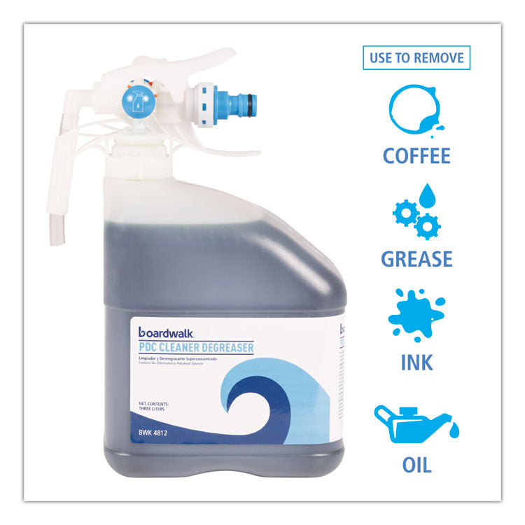 Boardwalk® PDC Cleaner Degreaser, 3 Liter Bottle (BWK4812EA)