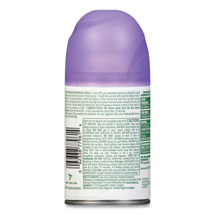 Air Wick® Freshmatic Ultra Automatic Spray Refill, Lavender/Chamomile, 5.89 oz Aerosol Spray (RAC77961) Each