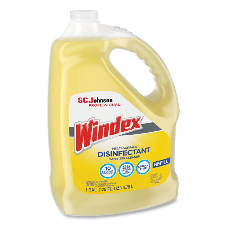 Windex® Multi-Surface Disinfectant Cleaner, Citrus, 1 gal Bottle, 4/Carton (SJN682265) Case of 4