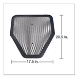 Big D Industries Deo-Gard Disposable Urinal Mat, Charcoal, Mountain Air, 17.5 x 20.5, 6/Carton (BGD6668)