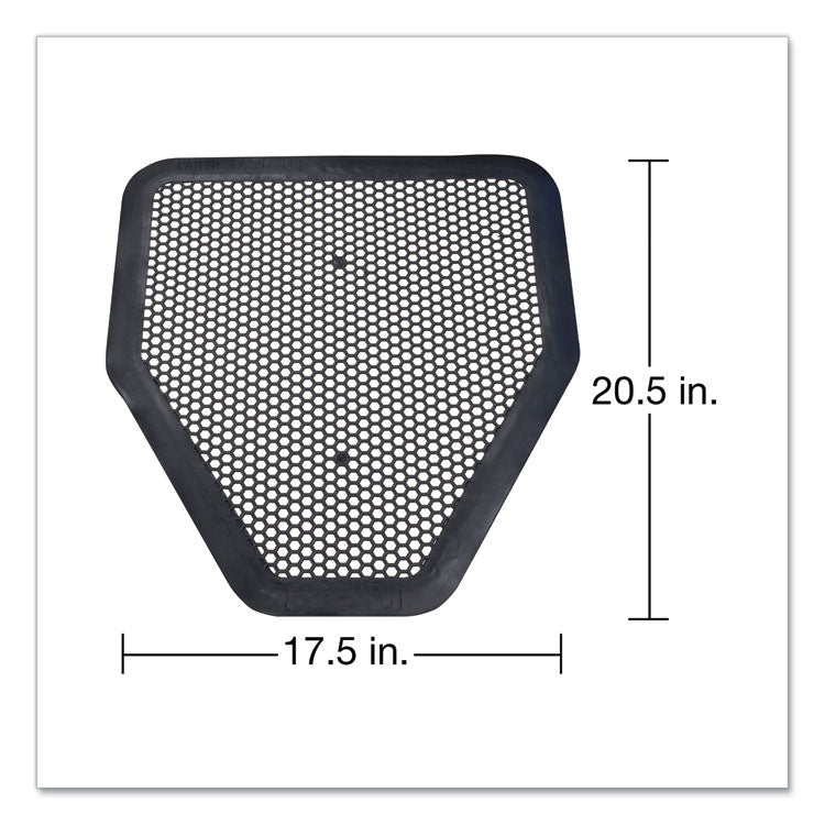 Big D Industries Deo-Gard Disposable Urinal Mat, Charcoal, Mountain Air, 17.5 x 20.5, 6/Carton (BGD6668)