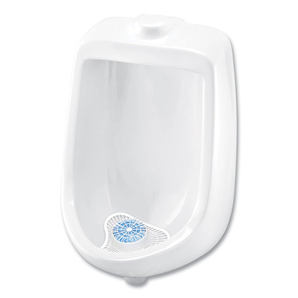 Big D Industries Extra Duty Urinal Screen with Non-Para Block, Evergreen with Enzymes Scent, White, Dozen (BGD660)