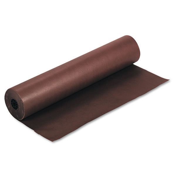 Pacon® Rainbow Duo-Finish Colored Kraft Paper, 35 lb Wrapping Weight, 36" x 1,000 ft, Brown (PAC63020) 1 Roll