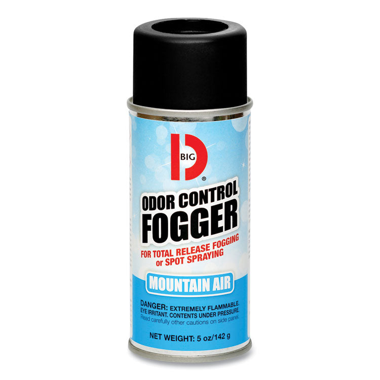 Big D Industries Odor Control Fogger, Mountain Air Scent, 5 oz Aerosol Spray, 12/Carton (BGD344) Case of 12