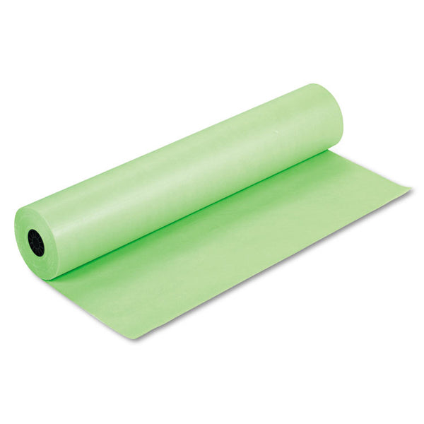 Pacon® Rainbow Duo-Finish Colored Kraft Paper, 35 lb Wrapping Weight, 36" x 1,000 ft, Lite Green (PAC63120) 1 Roll