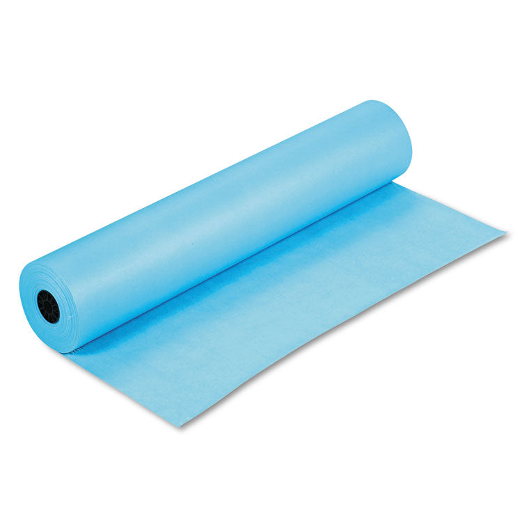 Pacon® Rainbow Duo-Finish Colored Kraft Paper, 35 lb Wrapping Weight, 36" x 1,000 ft, Sky Blue (PAC63150) 1 Roll