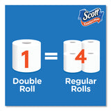 Scott® ComfortPlus Toilet Paper, Mega Roll, Septic Safe, 1-Ply, White, 425 Sheets/Roll, 12 Rolls/Pack (KCM54245) Case of 24