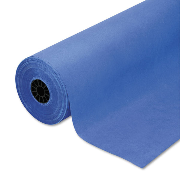 Pacon® Rainbow Duo-Finish Colored Kraft Paper, 35 lb Wrapping Weight, 36" x 1,000 ft, Royal Blue (PAC63200) 1 Roll