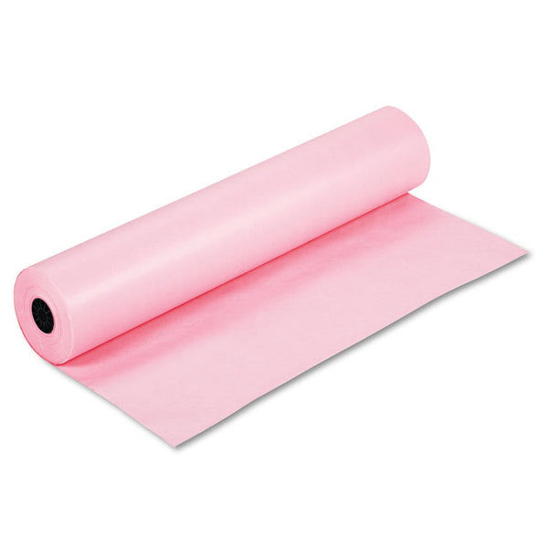 Pacon® Rainbow Duo-Finish Colored Kraft Paper, 35 lb Wrapping Weight, 36" x 1,000 ft, Pink (PAC63260) 1 Roll