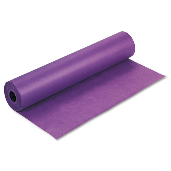 Pacon® Rainbow Duo-Finish Colored Kraft Paper, 35 lb Wrapping Weight, 36" x 1,000 ft, Purple (PAC63330) 1 Roll