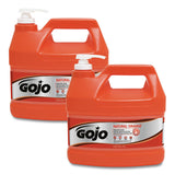 GOJO® NATURAL ORANGE Pumice Hand Cleaner, Citrus, 1 gal Pump Bottle, 2/Carton (GOJ095502CT) Case of 2