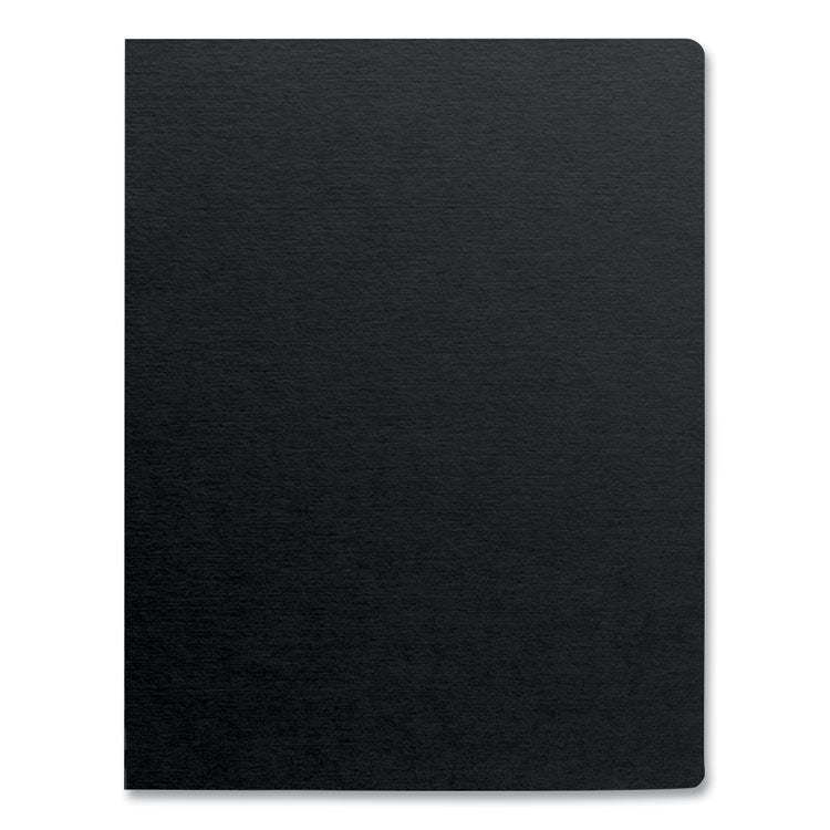 Fellowes® Futura Presentation Covers for Binding Systems, Opaque Black, 11.25 x 8.75, Unpunched, 25/Pack (FEL5224701) 1 Case of 25