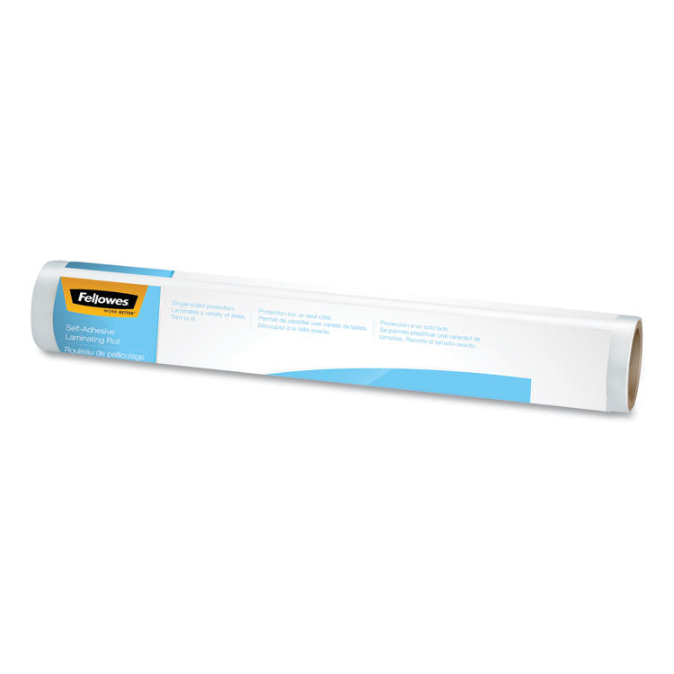 Fellowes® Self-Adhesive Laminating Roll, 3 mil, 16" x 10 ft, Gloss Clear (FEL5221601)