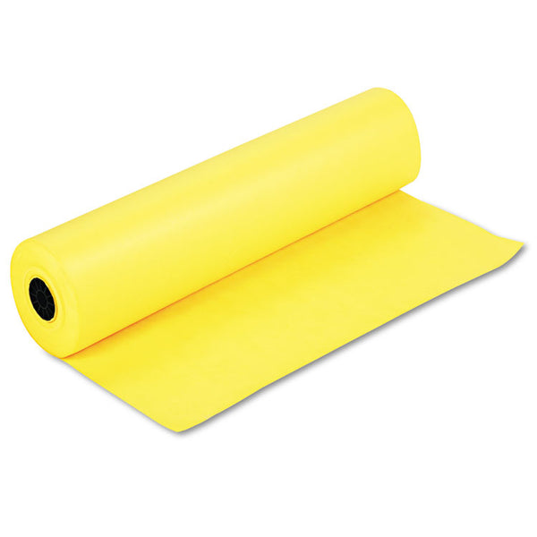 Pacon® Spectra ArtKraft Duo-Finish Paper, 48 lb Text Weight, 36" x 1,000 ft, Canary Yellow (PAC67081) 1 Roll