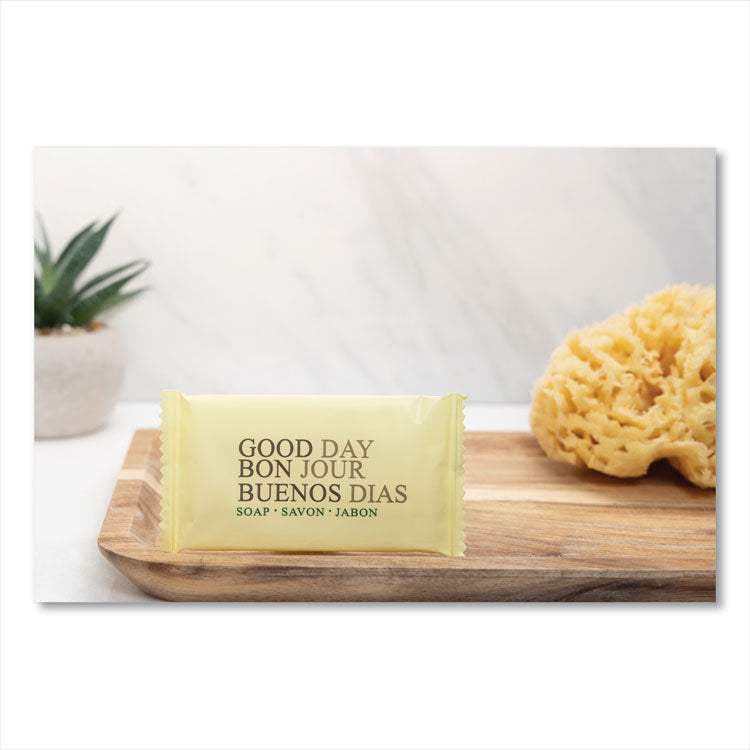 Good Day™ Amenity Bar Soap, Pleasant Scent, # 3/4 Individually Wrapped Bar, 1,000 /Carton (GTP390075A)