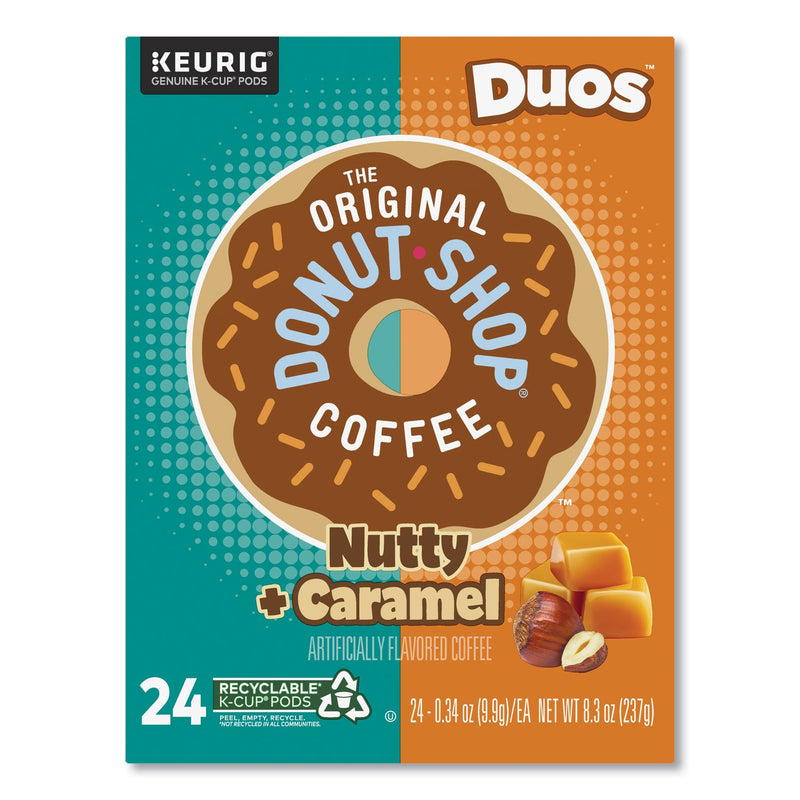 The Original Donut Shop® Nutty Plus Caramel K-Cup, 0.34 oz, 24/Box (GMT7476) Box of 24