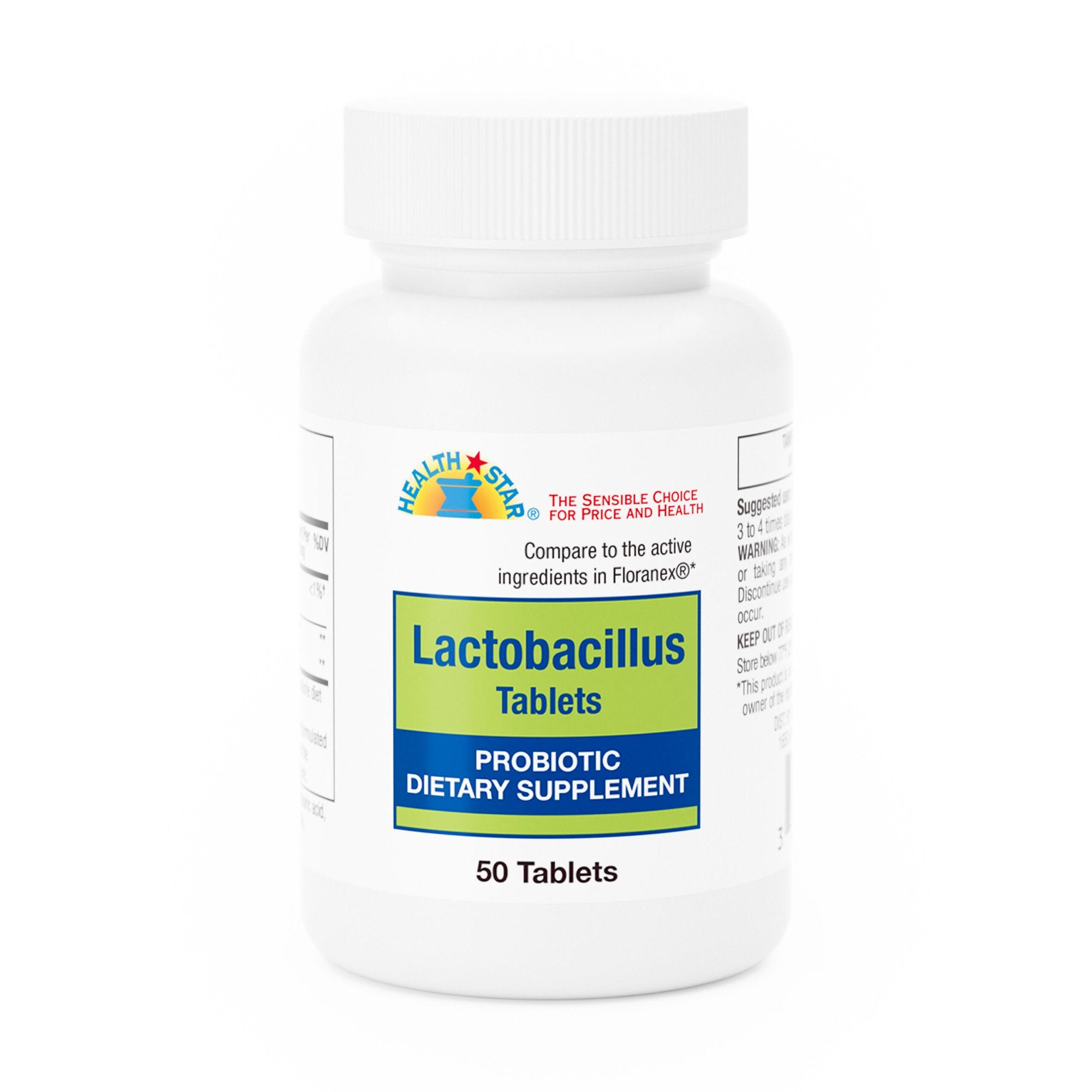 HEALTHSTAR® Probiotic Dietary Supplement 50 per Bottle Tablet (1039130 ...