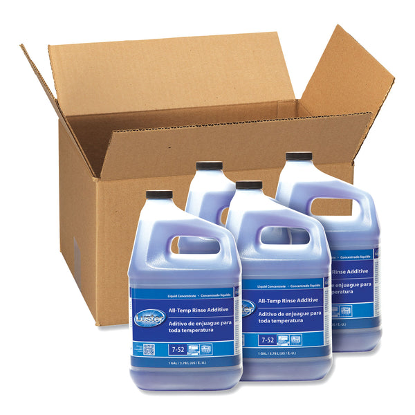 Luster Professional All-Temp Rinse Additive, Liquid, 1 gal, 4/Carton (PPL45912) Case of 4