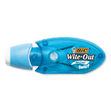 BIC® Wite-Out Mini Twist Correction Tape, Non-Refillable, Blue/Fuchsia Applicators 0.2" x 314", 2/Pack (BICWOMTP21)