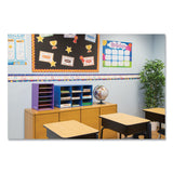 Bankers Box® Vertical Classroom Organizer, 6 Shelves, 11.88 x 13.25 x 18, Purple (FEL3381201)