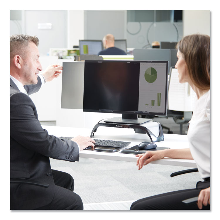 Fellowes® PrivaScreen Blackout Privacy Filter for 23" Widescreen Flat Panel Monitor, 16:9 Aspect Ratio (FEL4807101) Each