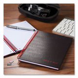 Black n' Red™ Hardcover Twinwire Notebooks, SCRIBZEE Compatible, 1-Subject, Wide/Legal Rule, Black Cover, (70) 9.88 x 6.88 Sheets (JDK400110532) Each