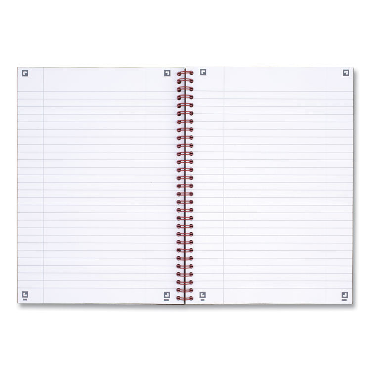 Black n' Red™ Hardcover Twinwire Notebooks, SCRIBZEE Compatible, 1-Subject, Wide/Legal Rule, Black Cover, (70) 9.88 x 6.88 Sheets (JDK400110532) Each