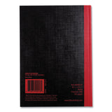 Black n' Red™ Hardcover Casebound Notebooks, SCRIBZEE Compatible, 1-Subject, Wide/Legal Rule, Black Cover, (96) 8.25 x 5.63 Sheets (JDKE66857) Each
