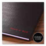 Black n' Red™ Hardcover Twinwire Notebooks, SCRIBZEE Compatible, 1-Subject, Wide/Legal Rule, Black Cover, (70) 9.88 x 6.88 Sheets (JDK400110532) Each