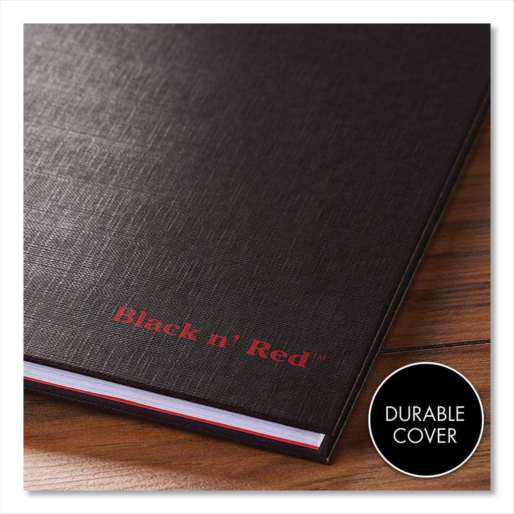 Black n' Red™ Hardcover Twinwire Notebooks, SCRIBZEE Compatible, 1-Subject, Wide/Legal Rule, Black Cover, (70) 9.88 x 6.88 Sheets (JDK400110532) Each