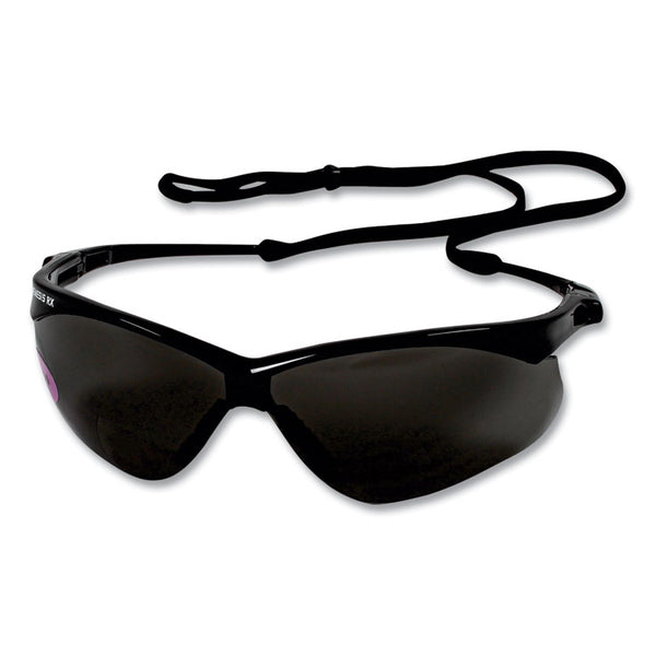 KleenGuard™ V60 Nemesis Rx Reader Safety Glasses, Black Frame, Smoke Lens, +2.5 Diopter Strength, 6/Box (KCC22519) Case of 12