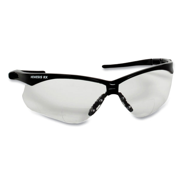 KleenGuard™ V60 Nemesis Rx Reader Safety Glasses, Black Frame, Clear Lens, +3.0 Diopter Strength, 6/Box (ANS28630) Box of 6