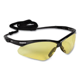 KleenGuard™ Nemesis Safety Glasses, Black Frame, Amber Lens, 12/Box (KCC22476) Case of 12
