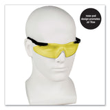 Smith & Wesson® Magnum 3G Safety Eyewear, Black Frame, Yellow/Amber Lens, 12/Box (KCC19826) Case of 12