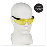 Smith & Wesson® Magnum 3G Safety Eyewear, Black Frame, Yellow/Amber Lens, 12/Box (ANS19826) Box of 12