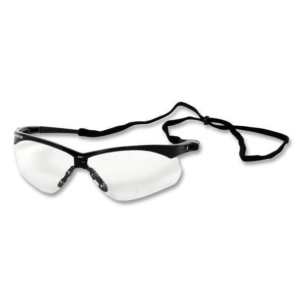 KleenGuard™ V60 Nemesis Rx Reader Safety Glasses, Black Frame, Clear Lens, +3.0 Diopter Strength, 6/Box (KCC28630) Case of 12