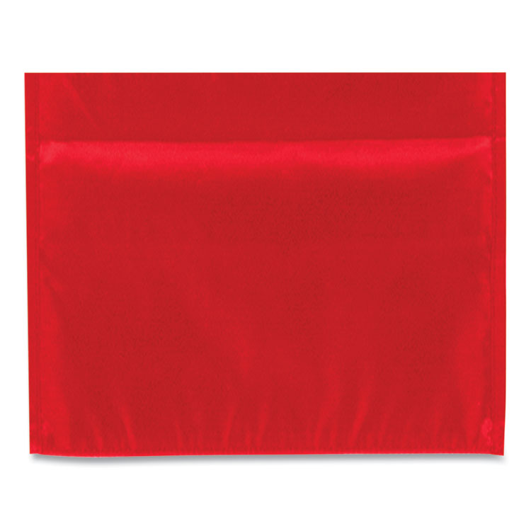 Carson-Dellosa Education Storage Pocket Chart, 10 Pockets, Hanger Grommets, 14 x 47, Red (CDPCD5653) Each