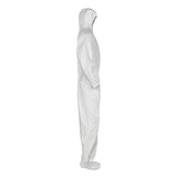 KleenGuard™ A20 Breathable Particle Protection Coveralls, Elastic Back, Hood and Boots, 4X-Large, White, 20/Carton (ANS49127) Case of 20