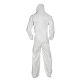 KleenGuard™ A20 Breathable Particle Protection Coveralls, Elastic Back, Hood and Boots, 4X-Large, White, 20/Carton (ANS49127) Case of 20