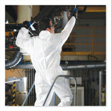 KleenGuard™ A20 Breathable Particle Protection Coveralls, Elastic Back, Hood, Medium, White, 24/Carton (KCC49112) Case of 24