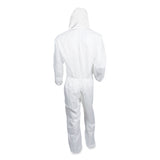 KleenGuard™ A20 Breathable Particle Protection Coveralls, Elastic Back, Hood, Medium, White, 24/Carton (ANS49112) Case of 24