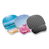 Fellowes® Photo Gel Mouse Pad with Wrist Rest with Microban Protection, 7.87 x 9.25, Sandy Beach Design (FEL9179301)